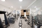 On-site fitness center and conference room